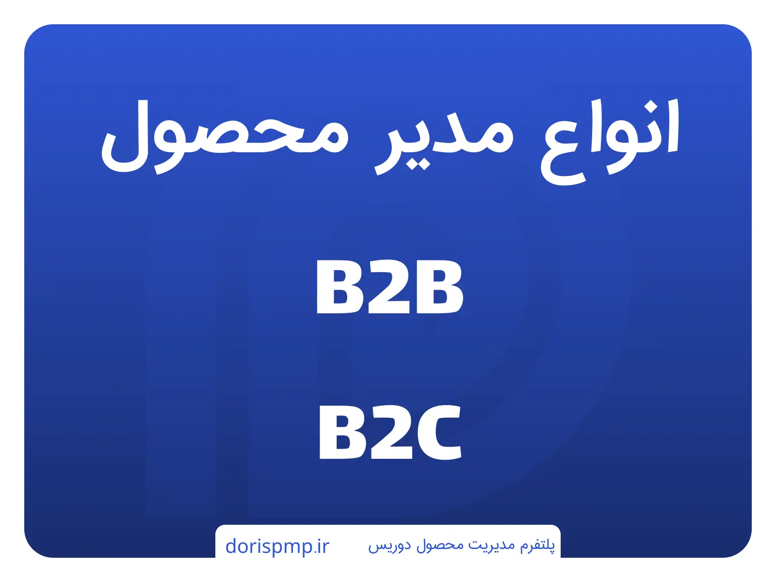 انواع مدیر محصول بر اساس B2B و B2C